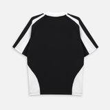 MIXED BOXY RAGLAN TEE