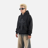 HEBREW BOXY HOODIE